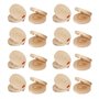 VIOPDER Lot de 16 castagnettes en bois pour enfants et adultes