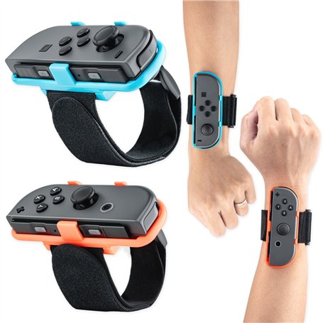 Mcbazel Bracelet Joycon Switch de Poignet Réglable Boxing Joycon Wrist Bracelets pour NS Switch/Switch OLED Joycon Manette