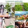 Mcbazel Testeur de Sol ph 3 en 1, Détecteur de Test de Sol Acide-Base, Mesure de Température et d'Humidité avec Affichage LCD Ré