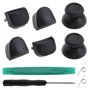 eMagTech 10 Pièces Kit de Remplacement de Contrôleur double Sens Compatible avec PS5 V1 Manettes à Boutons Ressorts Tournevis ou