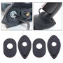 eMagTech 8pcs Entretoises d'adaptateur de Clignotant de Moto Avant Arrière Noir Compatible avec Honda MSX125 MSX125SF CBR600RR C