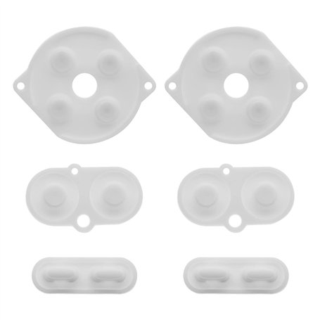 eMagTech 2 Set Coussinet de Bouton Conducteur en Caoutchouc Pièce de Réparation de Remplacement de Bouton de Manette Compatible