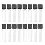 eMagTech 50pcs BS170 Transistor Mosfet Remplacement N Canal Redresseur MOSFET Tube N-canal Tubes à Effet de Champ pour Projet de