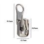 ECSiNG Lot de 10 fermetures éclair de rechange réversibles avec kit d'arrêt en forme de U pour tentes d'extérieur et vêtements d