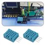 ECSiNG 5pcs Capteurs D-HT11 16x12.6x6mm Capteur d'humidité de Température D-HT11 pour Microcontrôleurs 5V 3.3V Compatible avec A