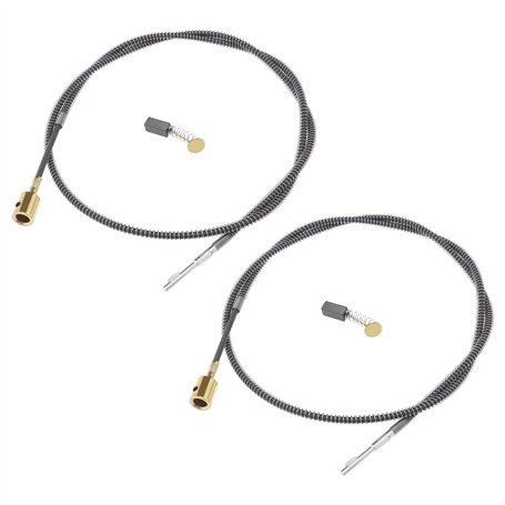 LT Easiyl 4pcs Outil de Meulage Rotatif Outil de Meuleuse Électrique Fils à Ressort Axiaux Accessoires de Brosse en Carbone Comp