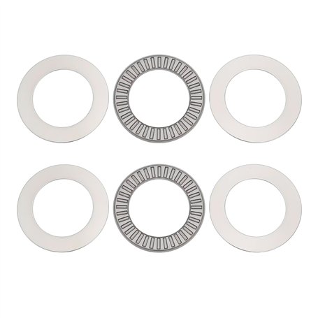 LT Easiyl Lot de 2 Roulements à Aiguilles de Poussée avec Rondelles NTA2031 Alésage de 1-1/4" Et 1-15/16" pour Composants de Mac