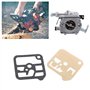 SG Store 1 Jeu Carburateur Kit de Réparation de carburateur Diaphragme de Joint Compatible avec Dolmar 112 113 114 Tronçonneuse