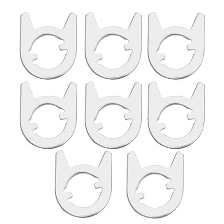 SG Store Lot de 8 rondelles de rechange pour serrure de porte