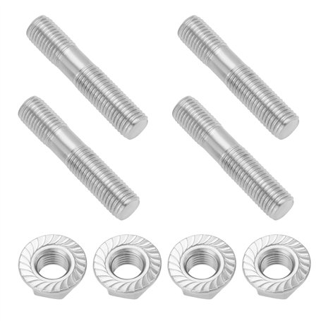 SG Store 4 Jeux de Goujons à Bride de Collecteur d'échappement Double M10x1