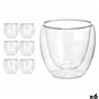 Verre d'eau Vivalto OCT-DG2319 Transparent Verre Borosilicaté 100 ml (6 Unités)