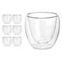 Verre d'eau Vivalto OCT-DG2319 Transparent Verre Borosilicaté 100 ml (6 Unités)