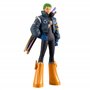 Zoro Statue Tête D'Oeuf Costume 17Cm