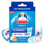 Canard WC Fresh Disc Fraîcheur Marine - Bloc WC Sans Cage Nettoyant - Nettoie à 360° - Nouvel Emballage 100% Carton - 1 Applicat