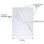 SUMMIT Lot de 100 pochettes en plastique A4 avec découpes solides