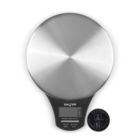 Salter Balance de Cuisine Numérique en Acier Inoxydable