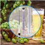Alcoomètre mesure 0 à 100 % de l'alcool distillé 23 cm avec pot d'échantillonnage d'essai de 100 ml