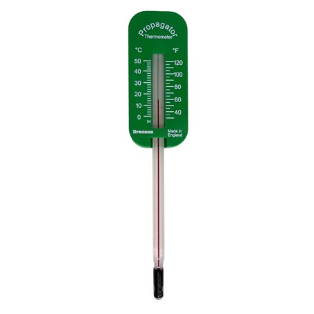 Brannan Sonde thermomètre de sol de jardin – Accessoires de serre idéaux pour mesurer la température du sol pour planter et seme