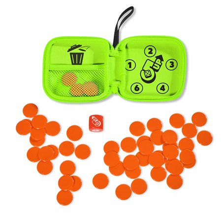 TOMY Jeu 5 Up - Jeu de dé Super addictif - Jeux de Voyage 2-4 Joueurs - Jeux familiaux Amusants pour Enfants et Adultes - Jeux d
