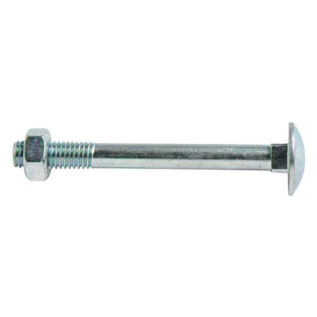 Bulk Hardware BH02145 Boulon de carrosserie / écrou plaqué au zinc