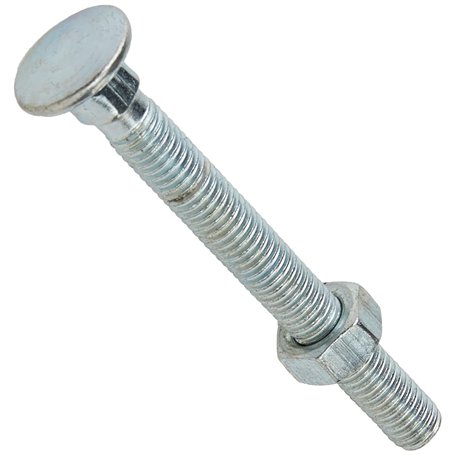 Merriway Boulons et écrous de carrosserie M8 x 75 mm