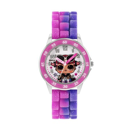 lol surprise Filles Digital Quartz Montre avec Bracelet en Silicone LOL9017ARG