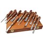 Faithfull Wood Carving Chisel Set of 12 in Presentation Case