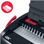 GBC CombBind CB12 4410060 Relieuse manuelle pour 165 feuilles A5/A4, design compact et léger, perfore 12 feuilles, noir/argenté