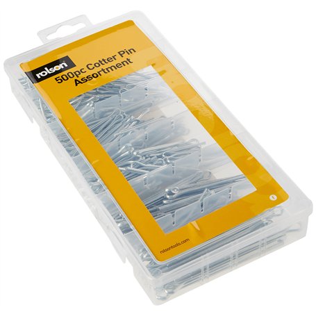 Rolson 61297 Ensemble de 500 goupilles fendues