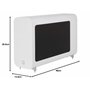 Q ACOUSTICS 3060S Caisson de Basses Actif Blanc Arctique – Type de boîtier : déflecteur Infini, Pilote de 20,3 cm, amplificateur