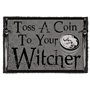 THE WITCHER (TOSS A COIN) DOORMAT / wycieraczka pod drzwi WiedÄšĹmin - Daj grosz (60x40 cm)