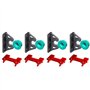 Button Fix Lot de 4 panneaux de connexion de type 2 + 4 outils de marquage