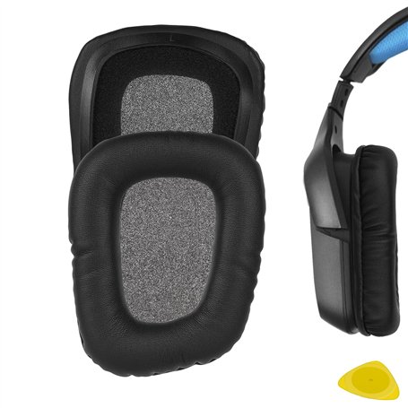 GEEKRIA Coussinets pour Logitech G35 G930 G430 F450 Headphone Casque Oreille Pad/Oreille Coussin/Coussinets réparation pièces en