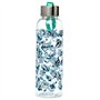 Puckator BOT170 Bouteille d'eau réutilisable en Plastique avec Couvercle métallique Motif Pivoine 500 ML, Unique