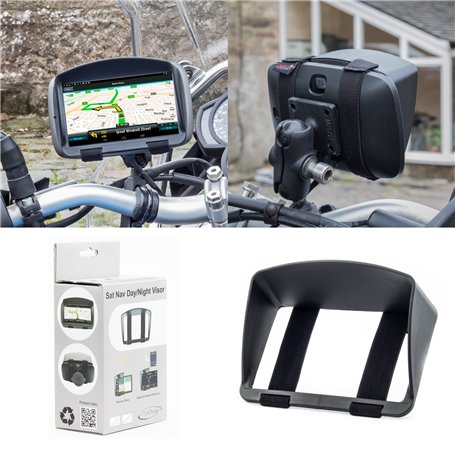 Digicharge Pare-Soleil pour Moto ou Vélo la Navigation par Satellite