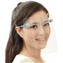 Lot de 5 visières de protection intégrale avec lunettes transparentes résistantes pour éviter la salive