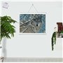 3D LiveLife Affiche Murales Lenticulaires Silence Brisé de Deluxebase. Poster Loup 3D sans Cadre. Décoration Murale Parfaite. Oe