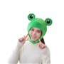 TRIXES Chapeau Grenouille avec Grands Yeux Fantaisie - Costume Fantaisie - Bandeau Crochet et Boucle en Peluche - Accessoires de