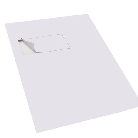 triplast 110 x 80 mm A4 intégré Peel Off adresse Étiquettes d'expédition d'emballage Notes glisse – Blanc (Lot de 1000)