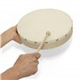 World Rhythm Tambour à main avec cadre de 25,4 cm, mailloche incluse