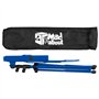 Mad About MA-MS04 Stand de musique pliable - Support de partitions portable et facile à plier avec sac de transport - Bleu