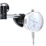 KATSU Indicateur de Test Cadran Jauge avec Base Magnétique, 0-10mm 0,01mm Précision Métrique Testeur de Bras Réglable Outil de M