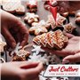 Custom Cutters Emporte-pièces en forme d'éclats de peinture | Mini / petit emporte-pièce en plastique pour pâtisserie, fondant,