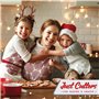 Custom Cutters Emporte-pièces en forme d'éclats de peinture | Mini / petit emporte-pièce en plastique pour pâtisserie, fondant,