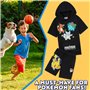 Pokemon Short à Capuche Survêtements Garçon et Ado 2 Pz Set Pikachu Manches Courtes Jogging Enfant Poches Zippées Cadeau Garcon