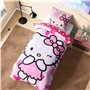 Hello Kitty Ensemble Housse de Couette et Taie d'oreiller Fille