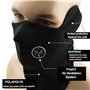 Boolavard Masque de Protection du Visage en Néoprène Cou Nez Sport Moto Ski