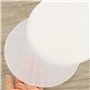 Dokeno 200 Feuilles de Papier Sulfurisé Ronde, Feuille Papier Hamburger Ronde de 20cm, Papier Antiadhésif pour Presse à Hamburge