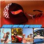 Hot Wheels Casquette de Baseball et Lunettes de Soleil Garçon Chapeau Soleil Été Protection Solaire UV Vacances Accessoires