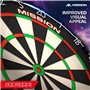 Mission Darts DB023 Samurai II Cible de fléchettes Standard de compétition Professionnelle avec Structure métallique Ultra Fine